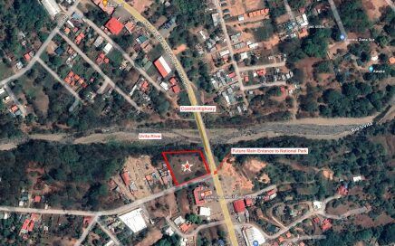 1.3 ACRES – Prime Commercial Property On Coastal Highway And River Right In The Center Of Uvita!!!!