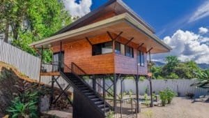 Beautiful elevated home in Dominical, Costa Rica with scenic surroundings.