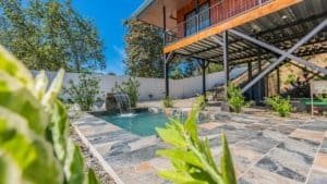 Luxury home with pool and outdoor living space in Dominical, Costa Rica.
