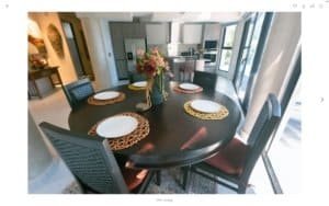 Elegant dining area with ocean view, perfect for Costa Rica real estate investment.