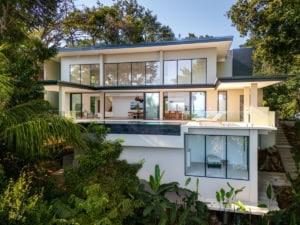 Modern tropical home with infinity pool and ocean view in Dominical.