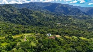 Panoramic ocean and mountain view home in Dominical, Costa Rica.