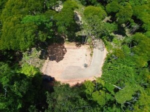A private gated property surrounded by lush green forest in Dominical, Costa Rica.