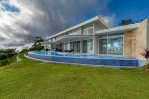 Modern architectural estate with infinity pool and ocean views in Dominical.