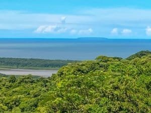 Luxury home with ocean and mountain views in Dominical, Costa Rica.
