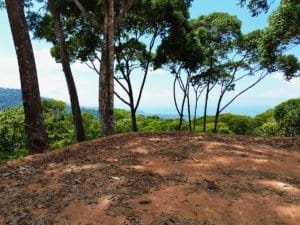 Scenic ocean view from a private gated property in Dominical, Costa Rica.