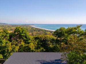 Stunning ocean view from a tropical home near Dominical, Costa Rica.