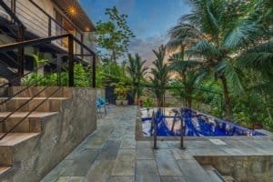 Luxury pool with jungle view in Dominical Costa Rica.
