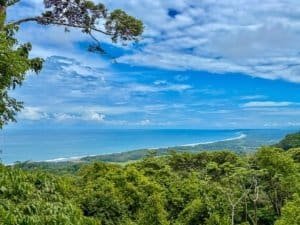 Breathtaking ocean view from estate lot in Lagunas de Barú, Dominical.