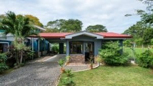 Costa Rican home with private pool, garden, and carport in Dominical.