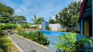 Beautiful tropical home with private pool and lush garden in Dominical.