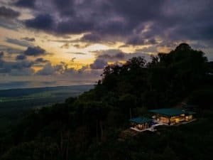 Panoramic ocean view from luxury home with saltwater pool in Dominical.