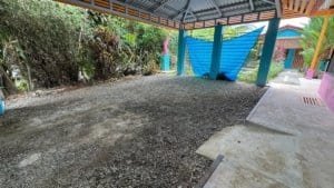 Construction site of two solid villas near the beach in Dominical, Costa Rica.