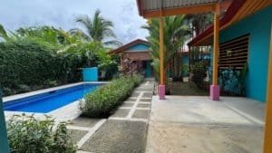 Two solid construction villas with lush garden and pool in Dominical.