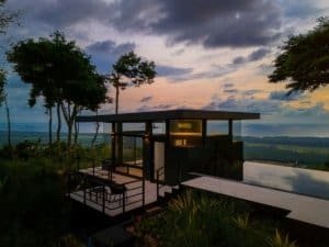 Modern house with panoramic ocean view and infinity pool in Dominical.