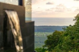 Stunning ocean view from a luxury home in Dominical, Costa Rica.