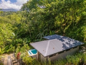 2BR ocean view home with pool and room to build in Dominical, Costa Rica.