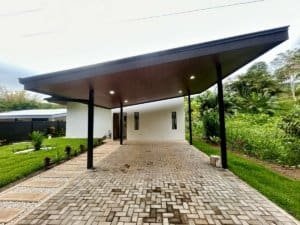 Contemporary tropical home with private pool and lush garden in Dominical.