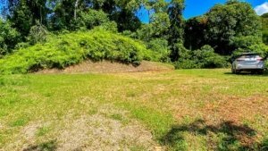 Large jungle plot with building platforms and mountain views in Dominical, Costa Rica.