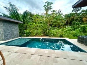 Beautiful modern tropical home with private pool and lush greenery in Dominical.