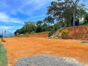 Fenced and gated land with spring concession in Dominical, Costa Rica.