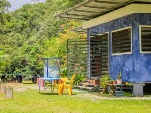 Charming container home with terraces and lush surroundings in Dominical.