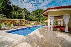 Luxury private villa with pool and resort amenities in Dominical Costa Rica.