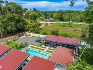 Turnkey 5-bedroom villas with pool and manicured grounds in Dominical area.