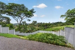 Beautiful mountain view from a modern home in Dominical, Costa Rica.